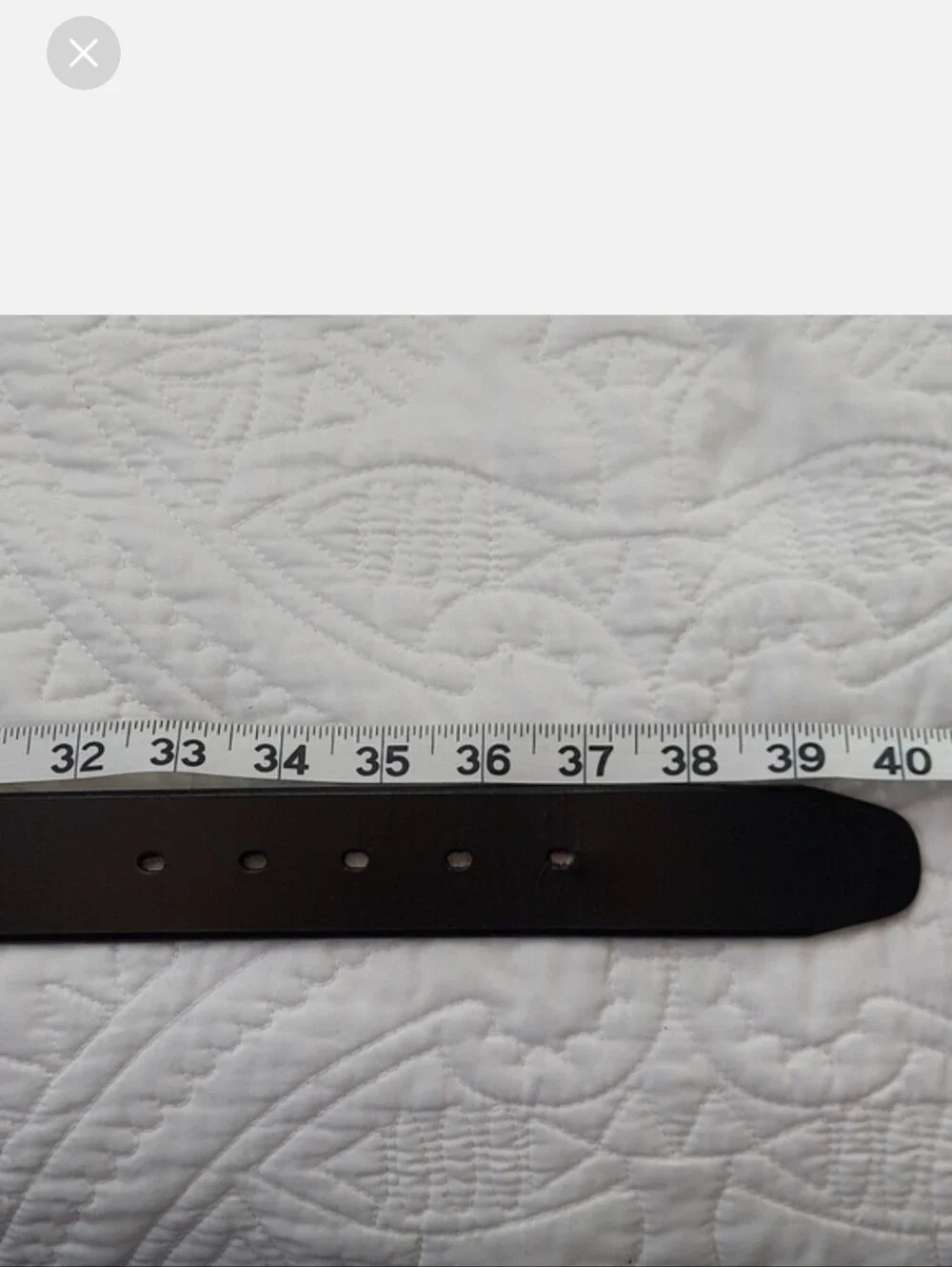 Dockers Elegant Black Soft Leather Men's Belt, Silver Buckle, Size 34, EUC
